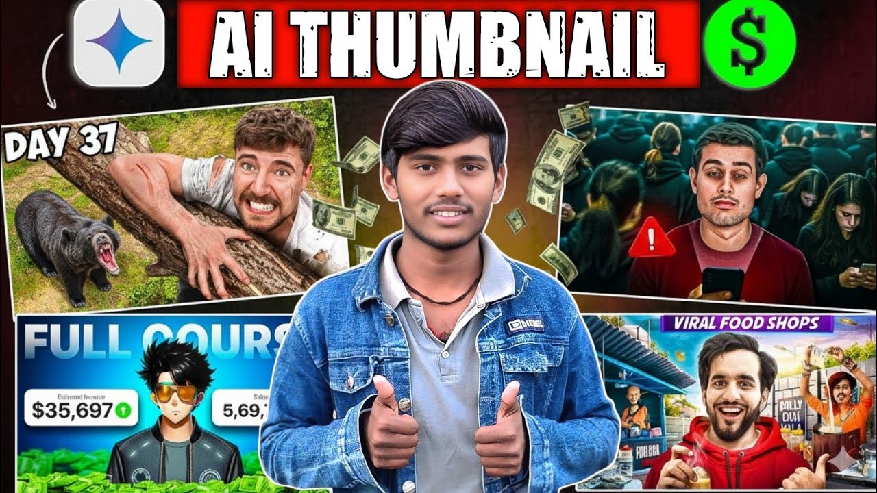 AI Thumbnail Kaise Banaen | How To Make Al Thumbnail for Youtube Videos Thumbnail Kaise Banaen