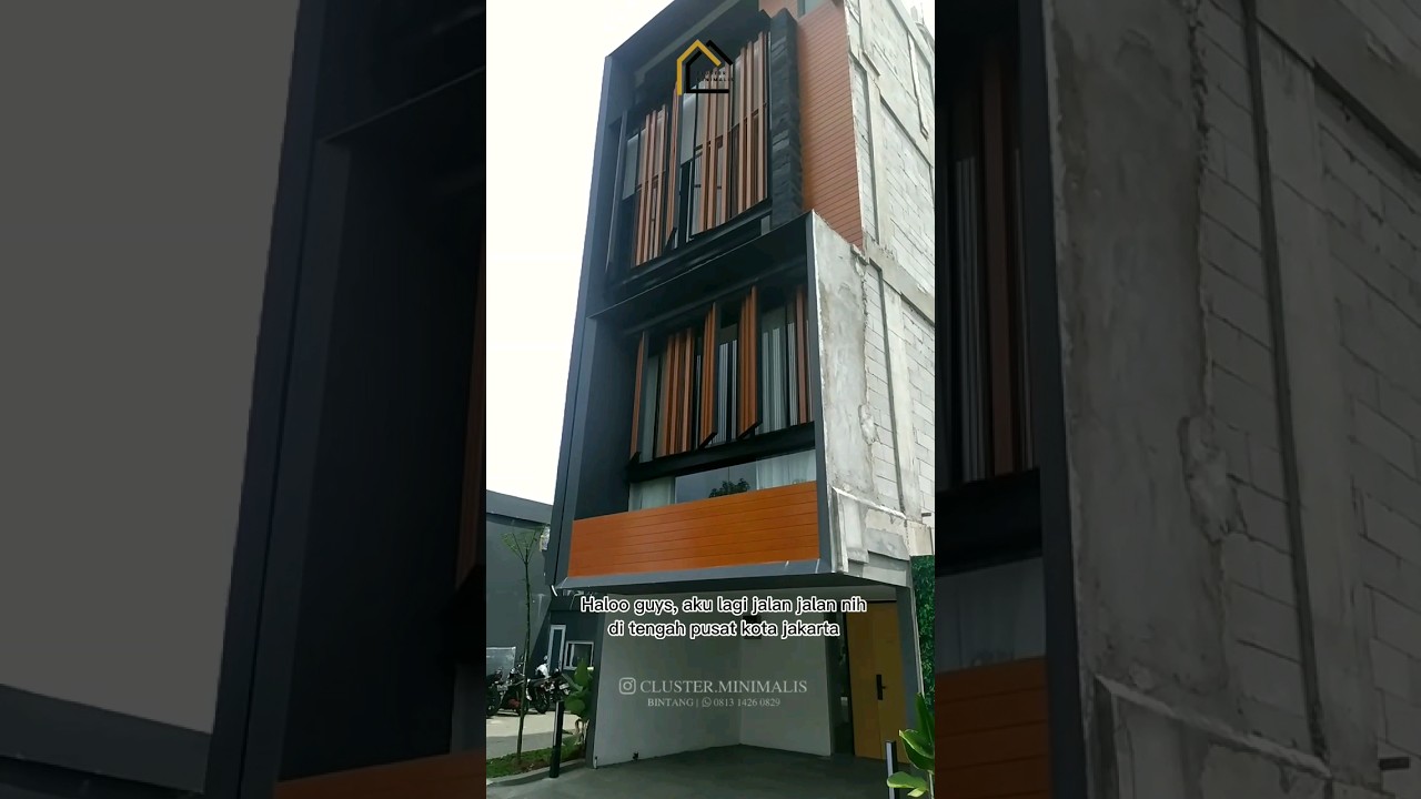 Rumah dengan konsep split level di Mampang Jakarta Selatan #shorts #reviewrumah  #rumahmodern