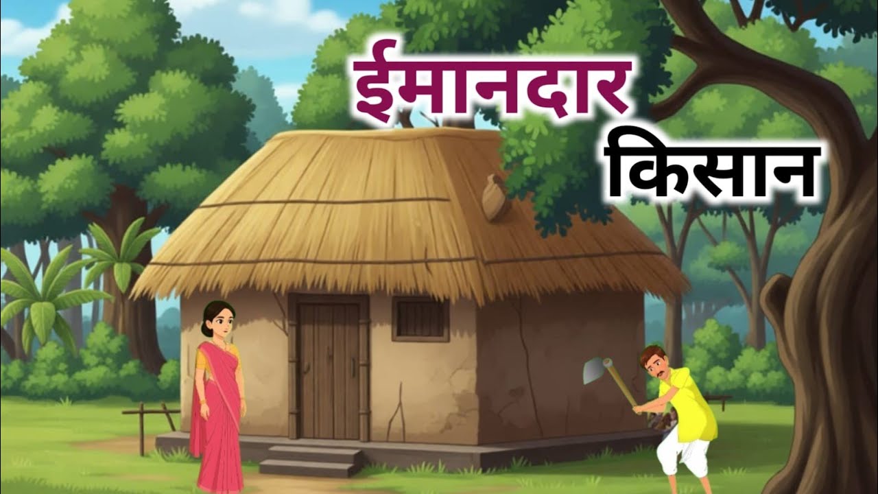 ईमानदार किसान | IMANDAR KISHAN | Moral Stories | Hindi kahaniya | Cartoon Videos | 