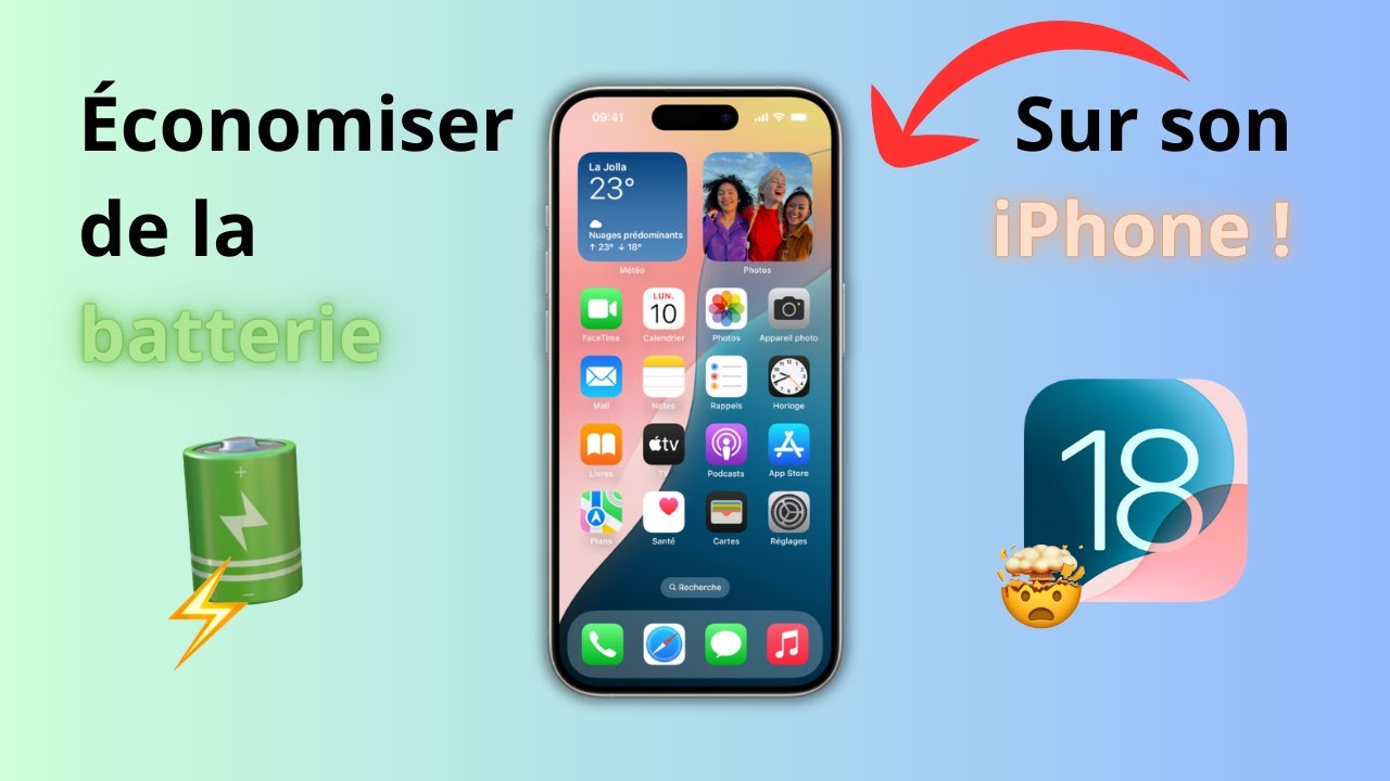 4 astuces simples pour &Eacute;CONOMISER la batterie de ton iPhone ! 🔋 (&agrave; activer maintenant)