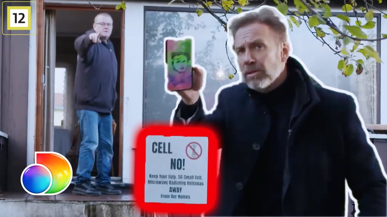Thomas kommer i konflikt med en 5G motstander | Helt perfekt | TV Norge