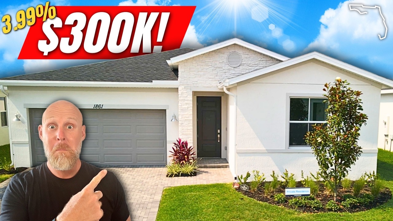 Inside Palm Bay’s MOST AFFORDABLE New Construction Homes [Lennar Annapolis Tour Riverwood Everlands]