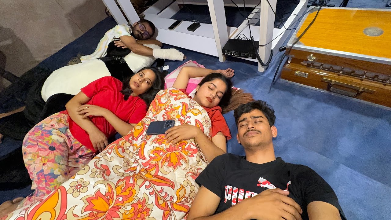 Spending one night in our new studio 😅 | Challenge