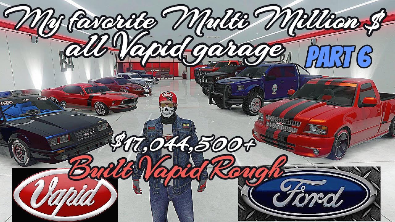 My favorite multi million dollar all Vapid (Ford) garage walkthrough $17Mil+ | GTA 5 Online