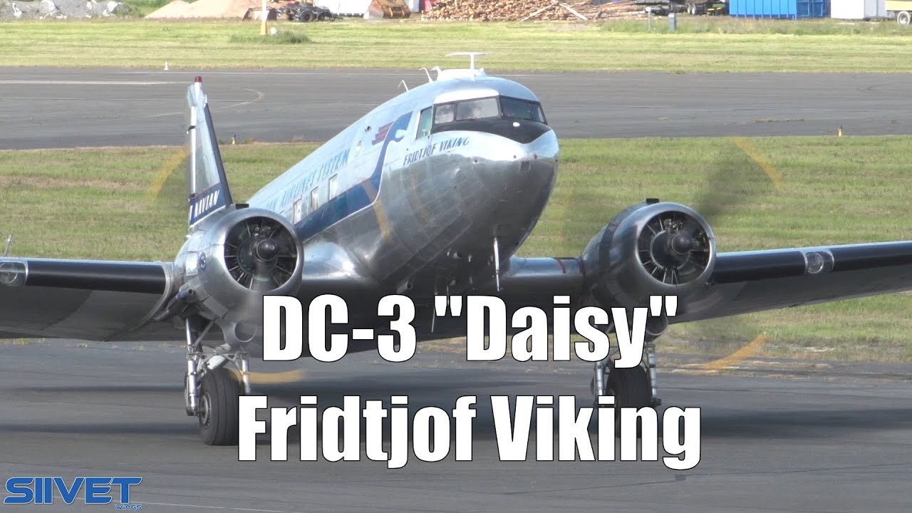 DC-3 Daisy / Fridtjof Viking Engine Start And Warmup - Kauhava 2025