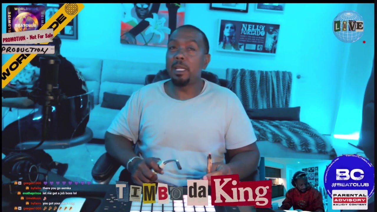 TIMBALAND cooking up with some AEMKABEATS heat (ableton live)