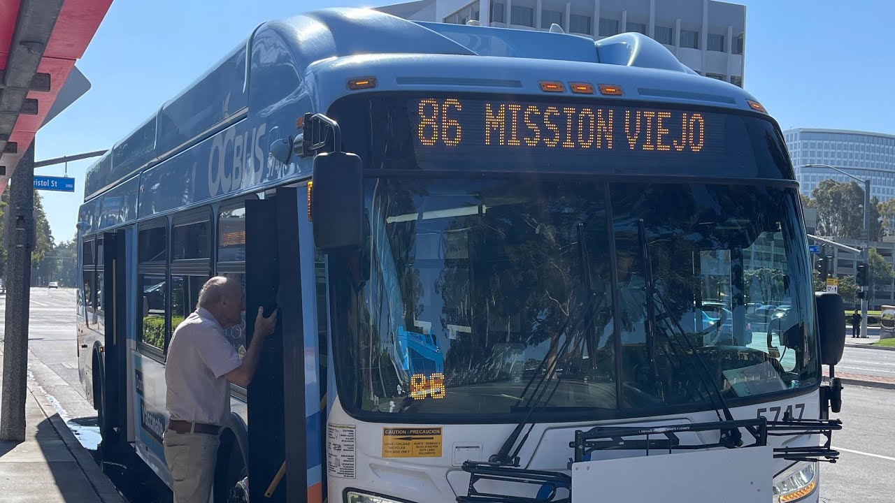 OCTA Route 86 East Costa Mesa  Bristol and Sunflower to Mission Viejo  Murray Community Center