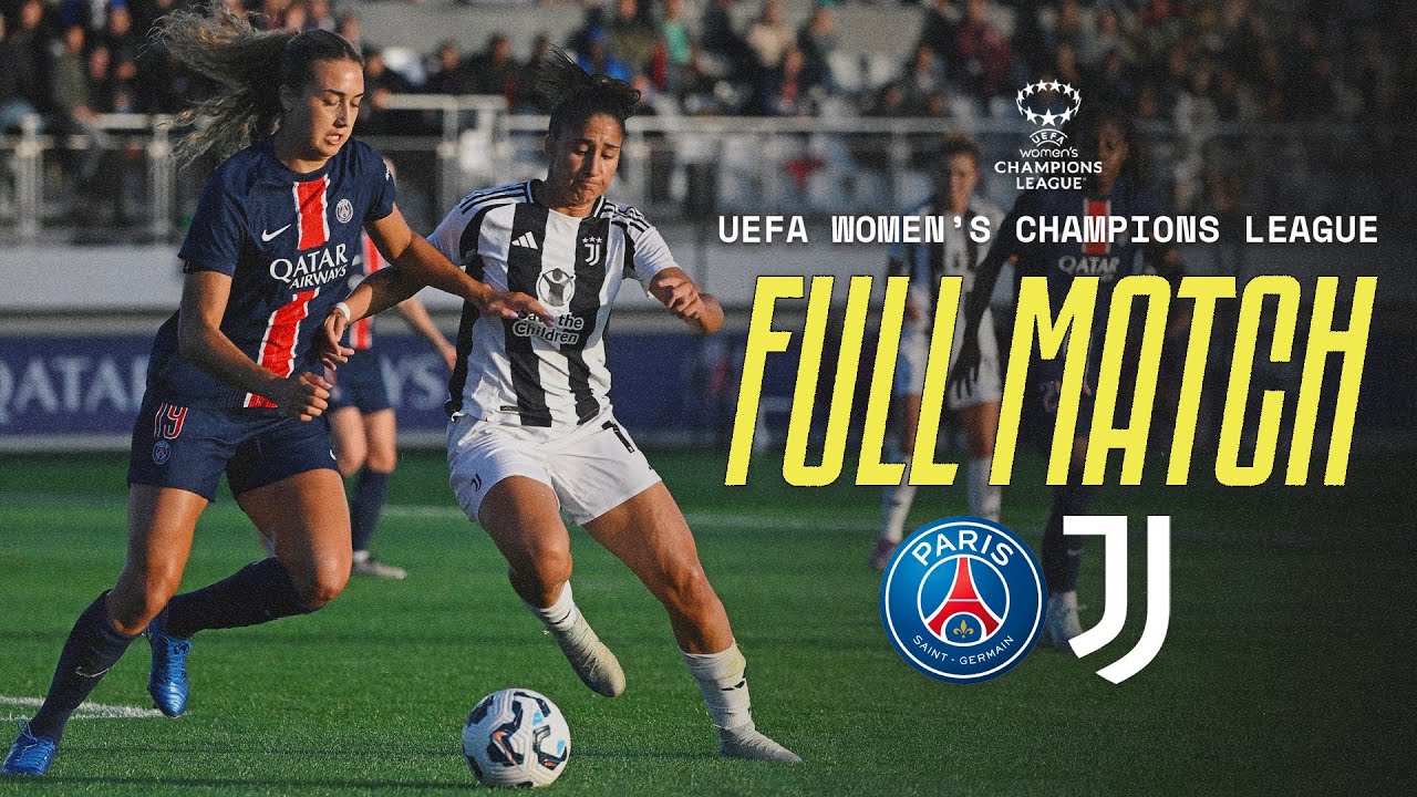 FULL MATCH | PSG Féminines - Juventus Women | UWCL Second Round - Second Leg