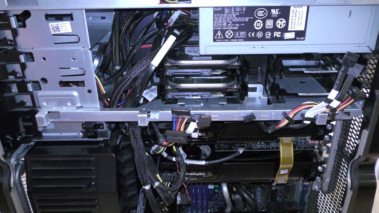 Dell XPS 730 HDD Einbau Raid 0 i.m Coming!