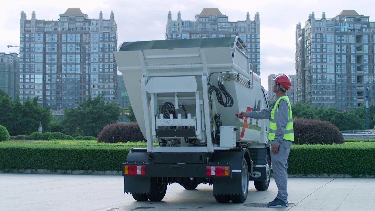 FULONGMA Self Loading & Dumping Garbage Truck