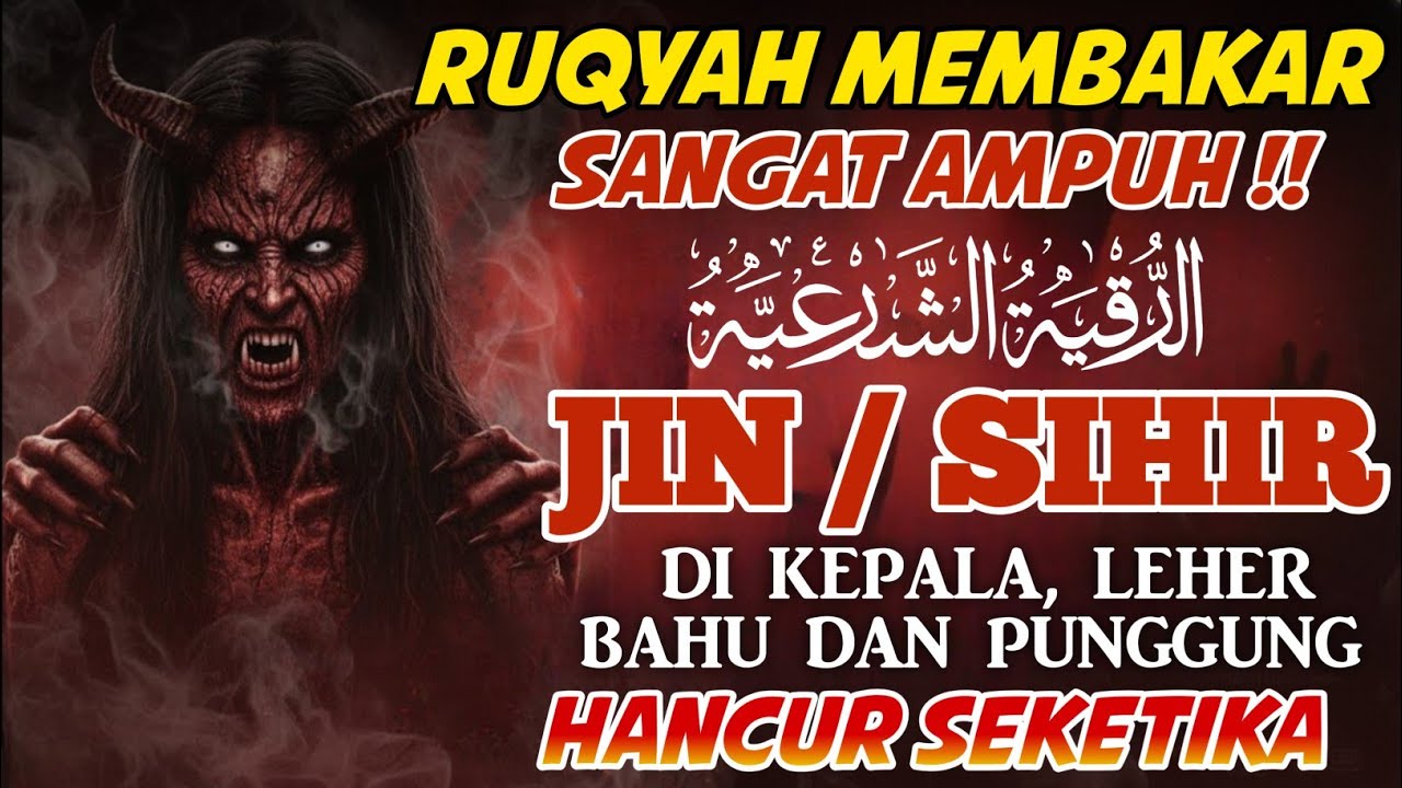 RUQYAH RUMAH PENGUSIR JIN, SETAN & SIHIR DI RUMAH&TUBUH, PENENANG HATI DAN FIKIRAN - Ismail Al Qadi
