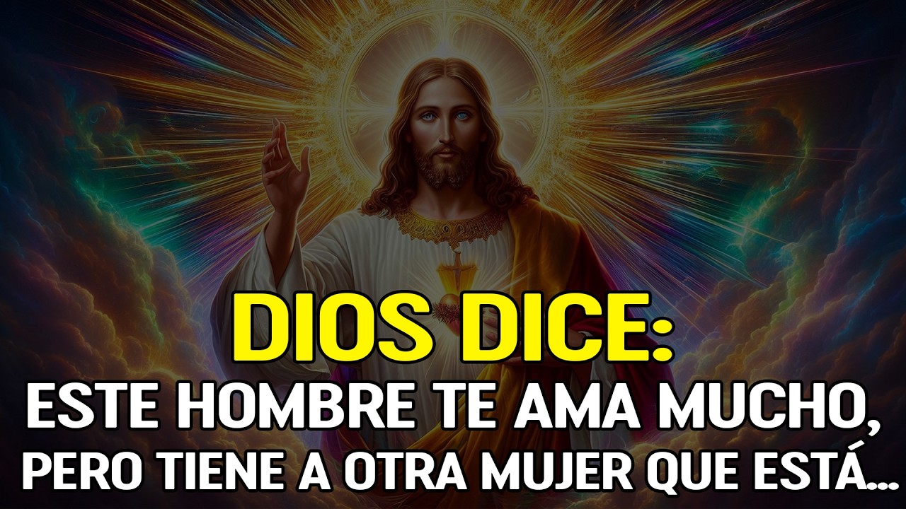📌Dios dice: Este hombre te ama mucho, pero tiene a otra mujer que está... #diosdice #palabradedios