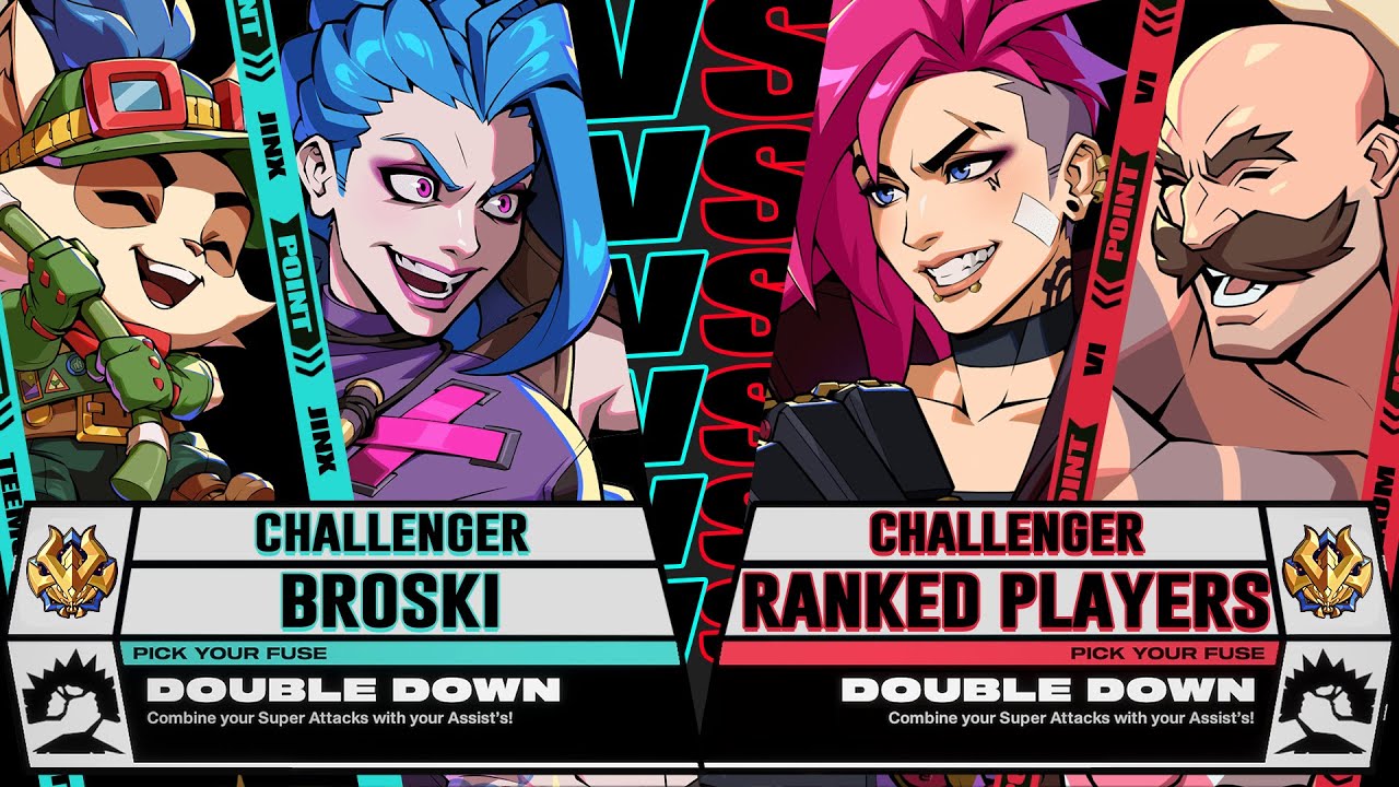 Broski (Jinx / Teemo) vs Ranked Players - 2XKO