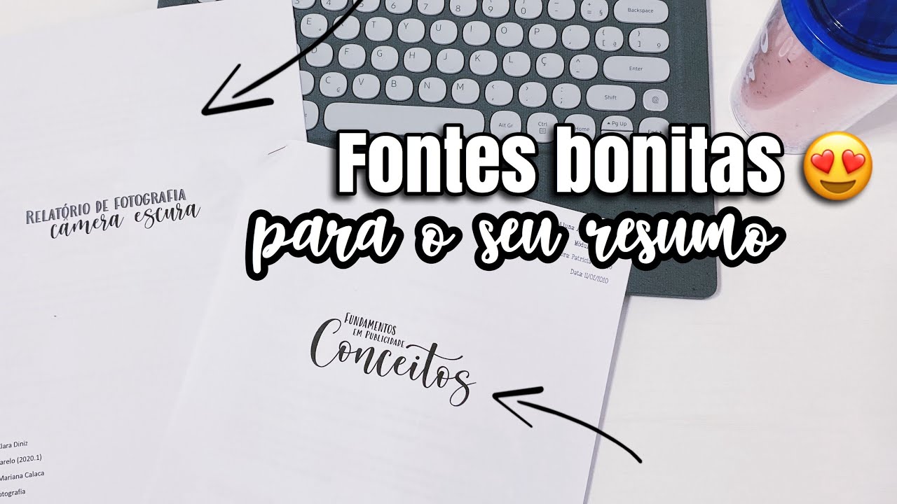 Como baixar fontes LINDAS pro seu resumo digital!!! | Ana's Studies