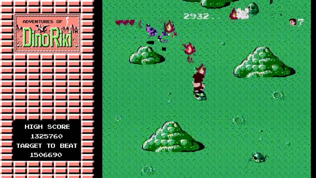 Adventures of Dino Riki - High Score - 1,614,830 points