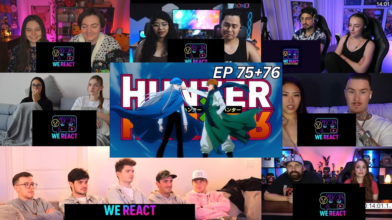 Hunter x Hunter Episode 75-76 | Reaction Mashup