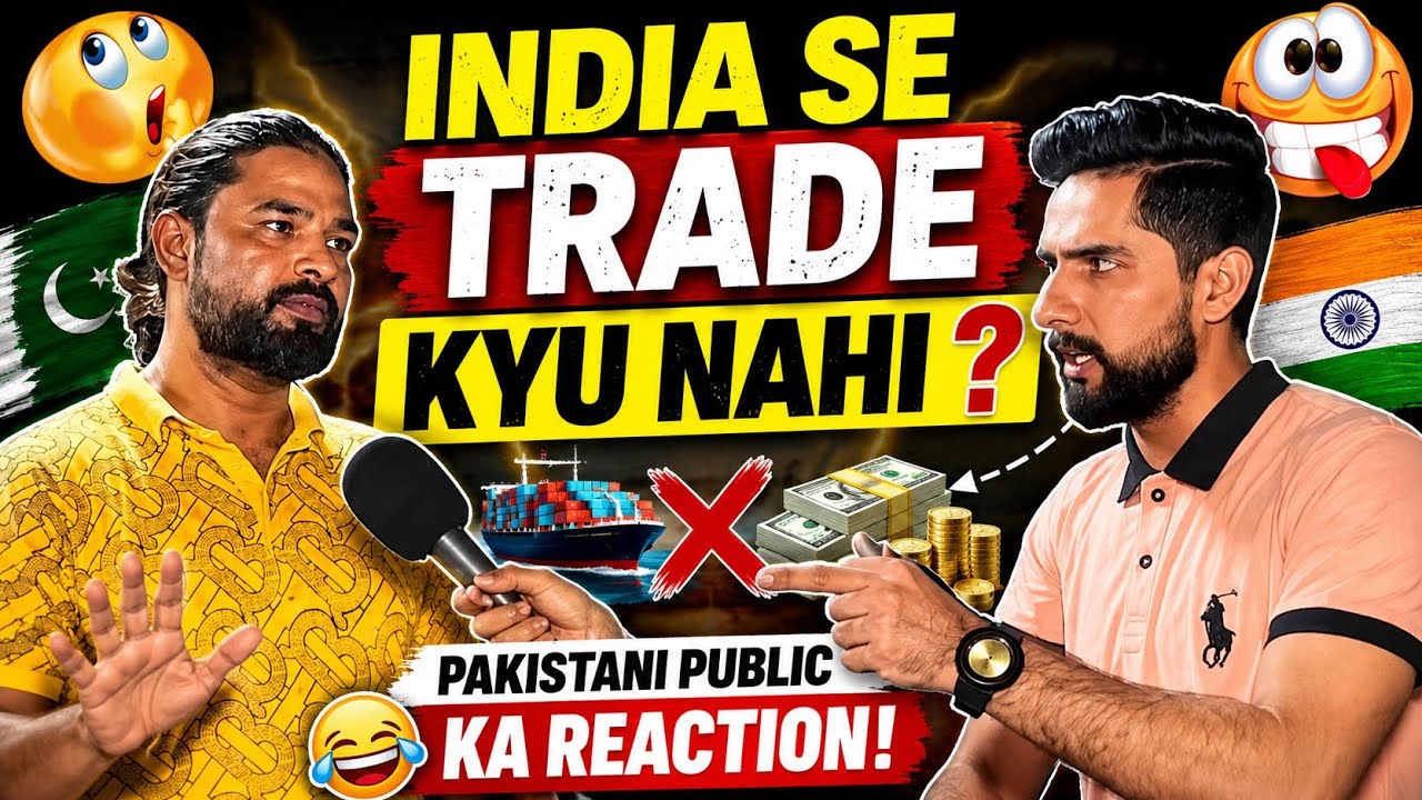 Pakistani Public Funny Reaction on India 😂 | India-Pakistan Trade Debate