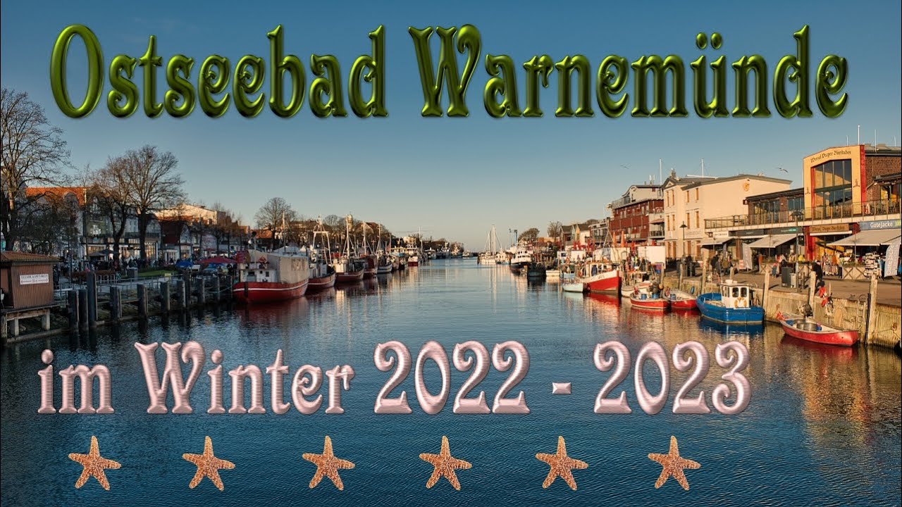 Ostseebad Warnemünde im Winter 2022-2023