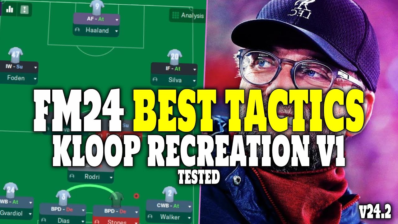 The Best Tactics on FM24 Tested - KLOOP RECREATION V1 - Football Manager 2024