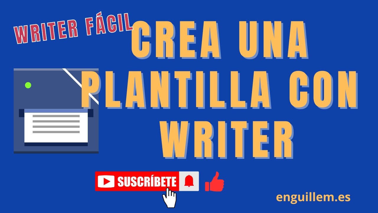crear plantilla con libreoffice writer