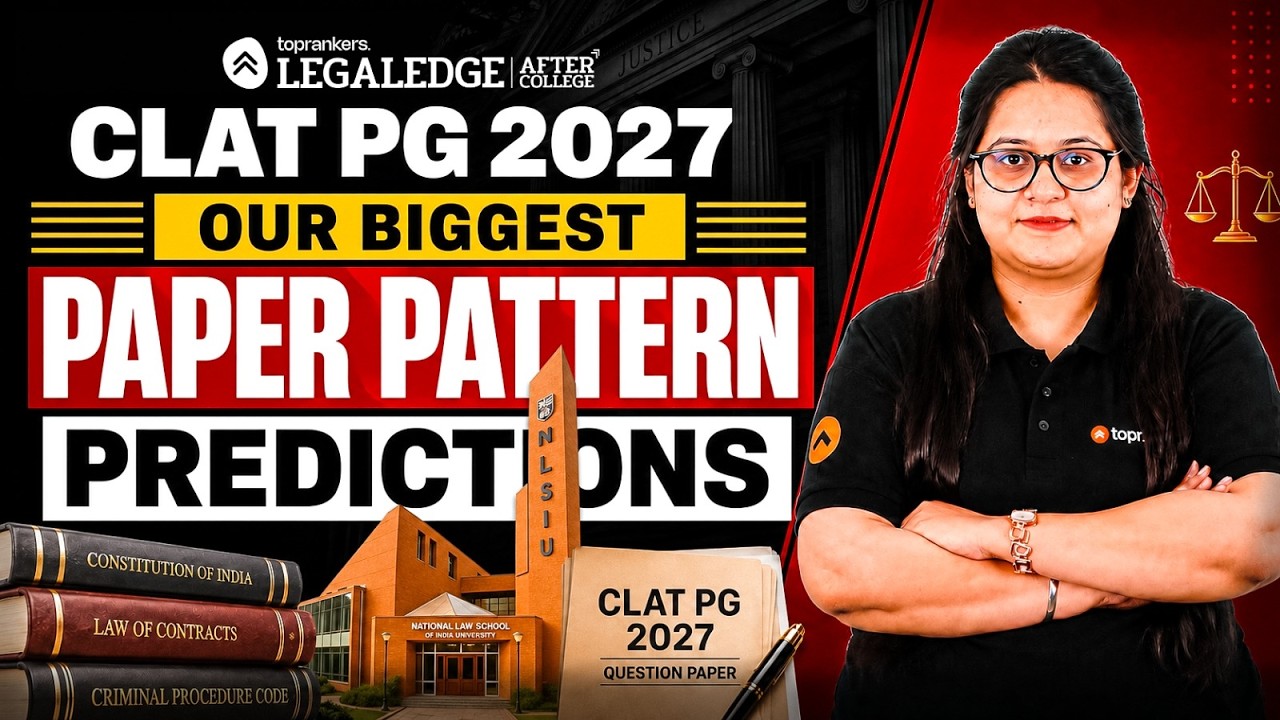 CLAT PG 2027 | What Will CLAT PG 2027 Paper Look Like? | Our Prediction