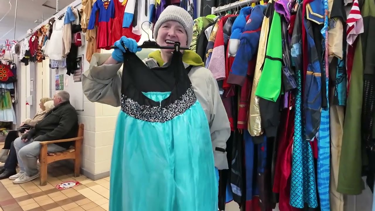 Autistic Bobbie joins Fat Steve to film Mayhem and Madness in the local Covered Market at #fleetwood