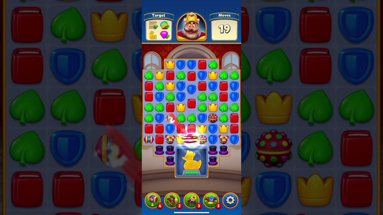 Royal match level 6845 to level 6853.                             #royal match #gameplay #gamerlife 