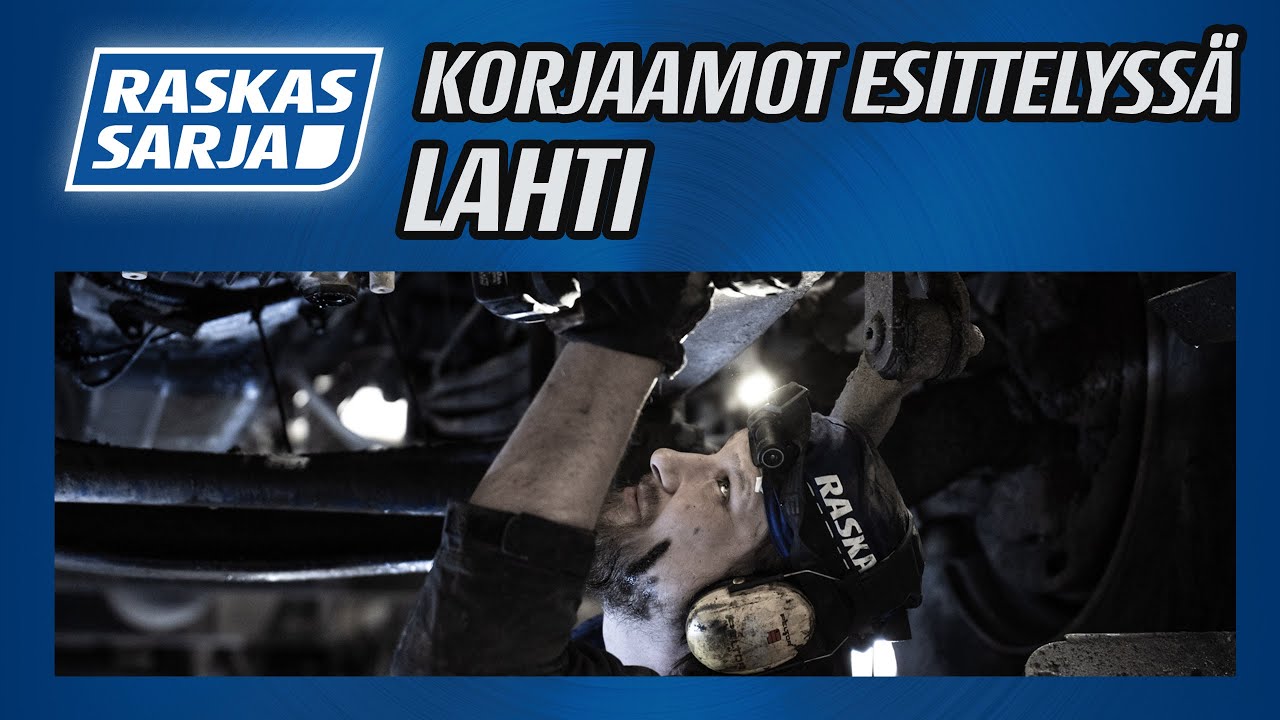 Raskassarja korjaamoesittely - Huhtikuu Originator Lahti