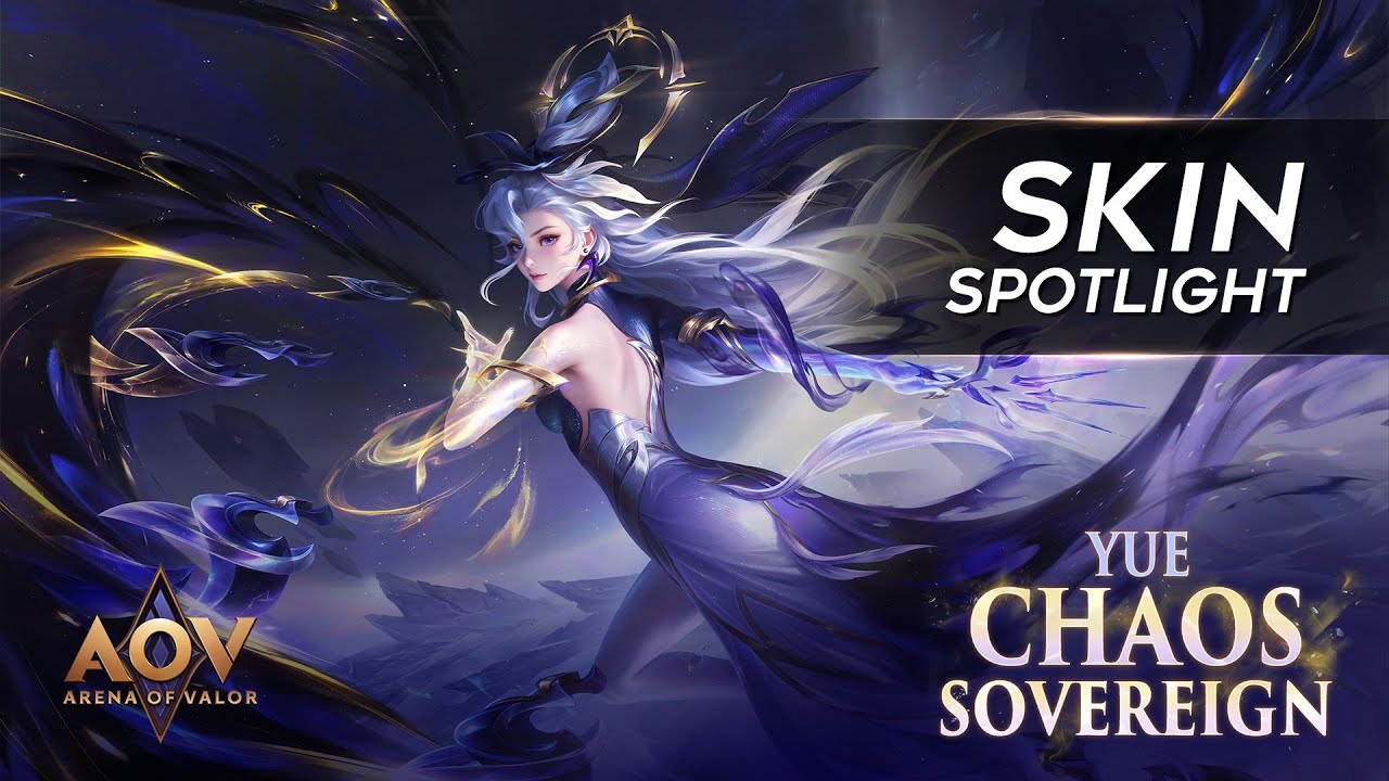 Yue Chaos Sovereign Skin Spotlight - Garena AOV Indonesia #arenaofvalor