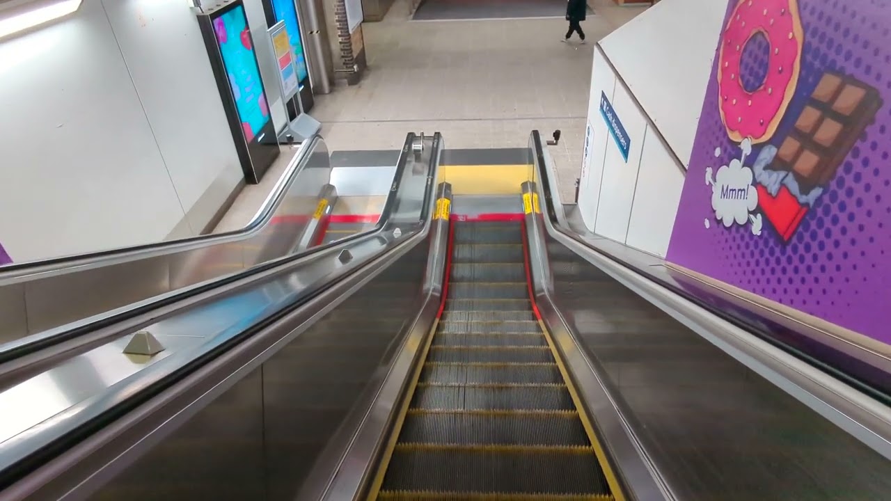 London Waterloo Station a Stannah lift a Kone escalator and a Bennie with TVC!
