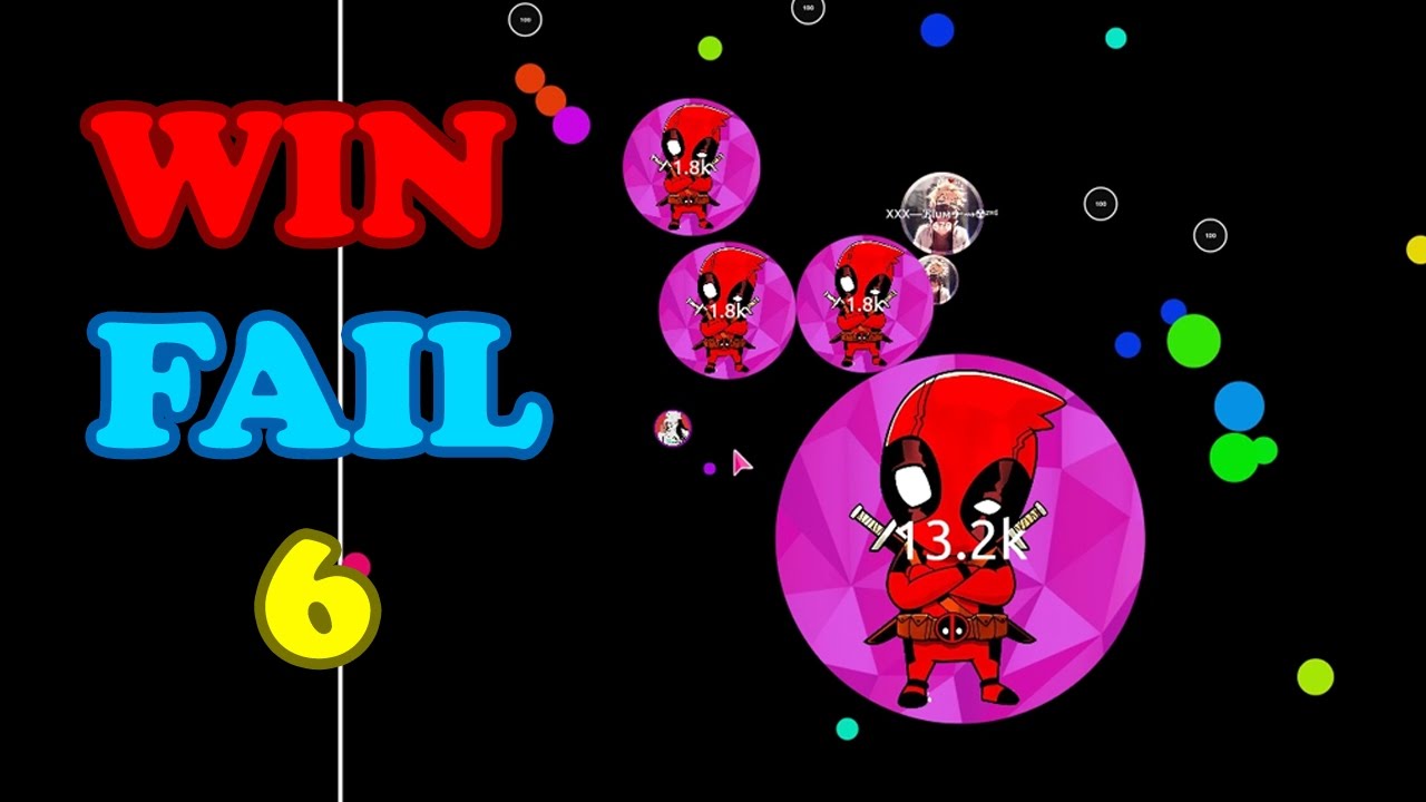 Agar.io Win/Fail #6 INSANE DoubleSplit | #HappyHalloween