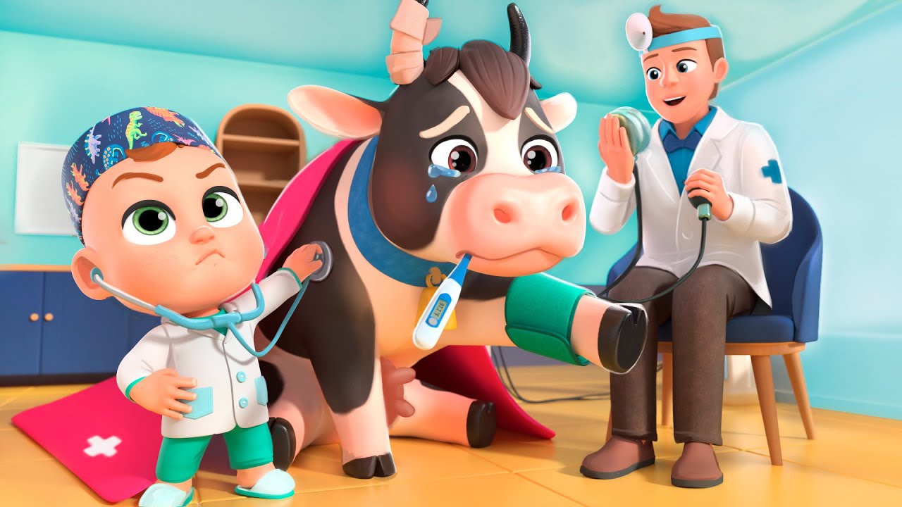 Bebê Ajuda os Animais! Canção do Dodói | Lalafun Rimas Infantis