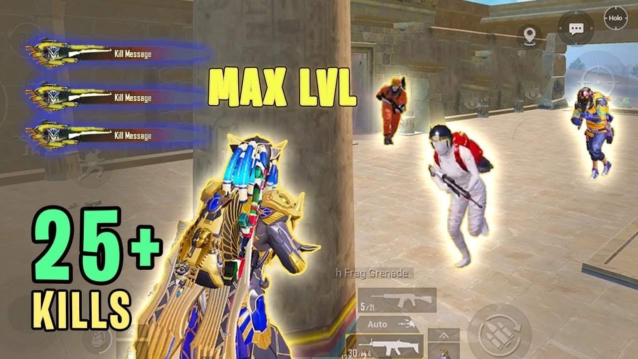 Playing With FULL MAX Pharaoh Suit | PUBG Mobile