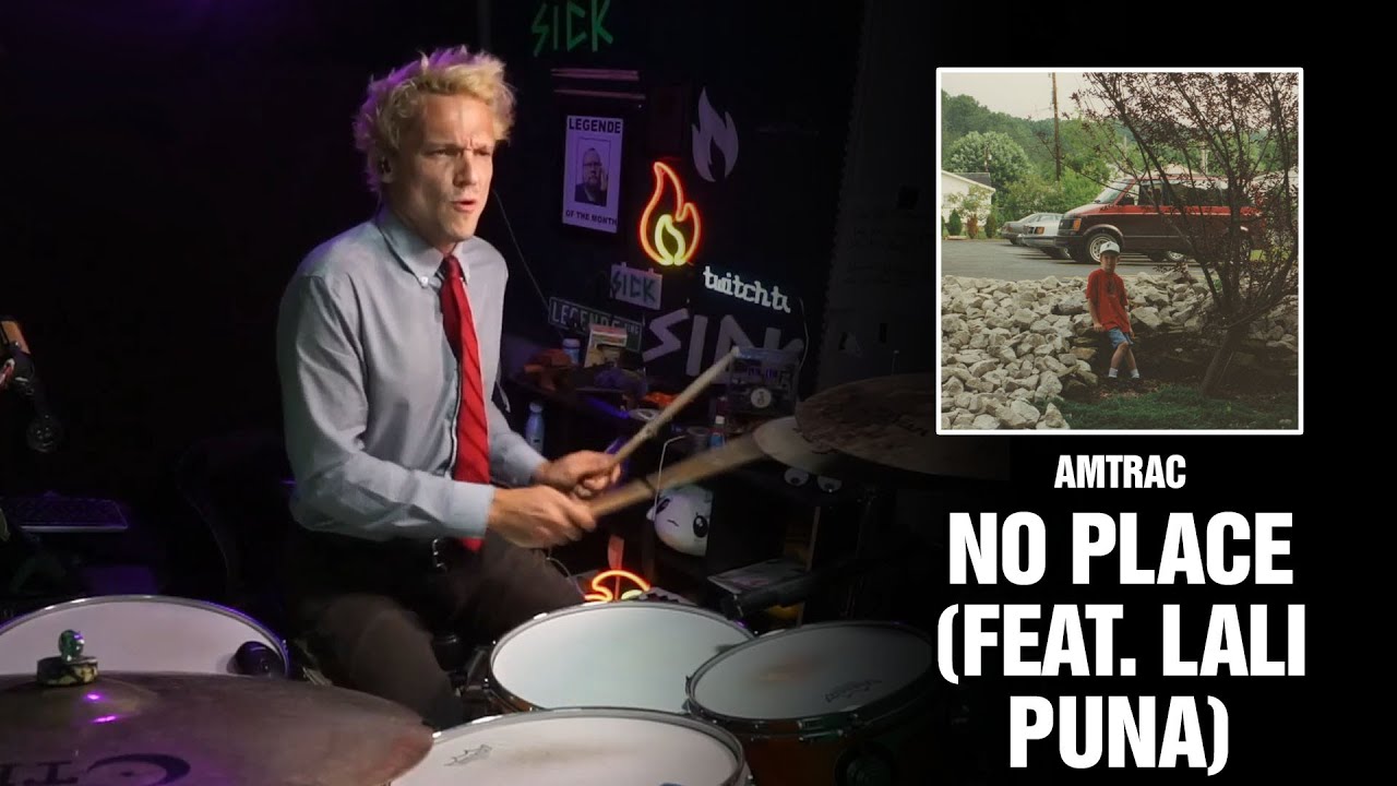 Amtrac - No Place (feat. Lali Puna) | Drum Cover [First Time Hearing]