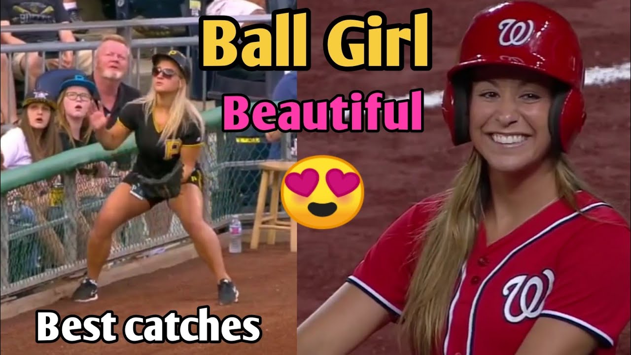 MLB | Beautiful Ballgirl - Amazing catch