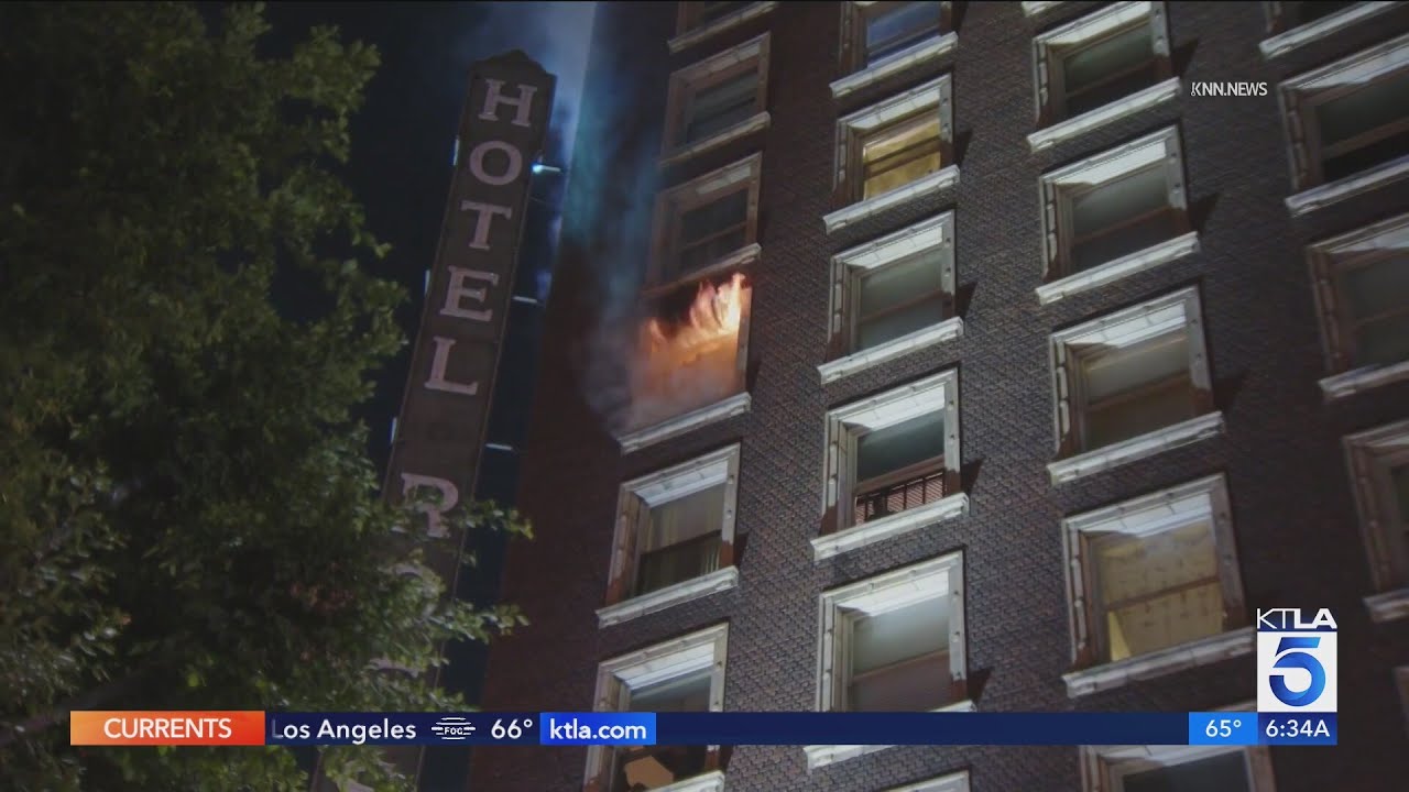 Body found after fire erupts in historic downtown Los Angeles high-rise