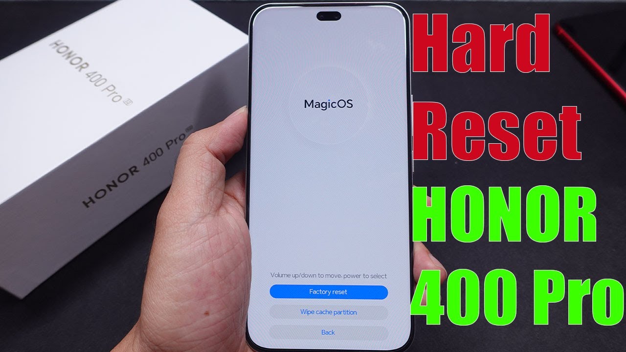 How To Hard Reset Honor 400 Pro 5G