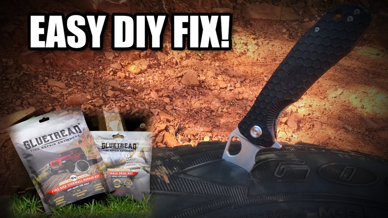 Don't Replace Your Tires! | Easy DIY Sidewall Repair with GlueTread