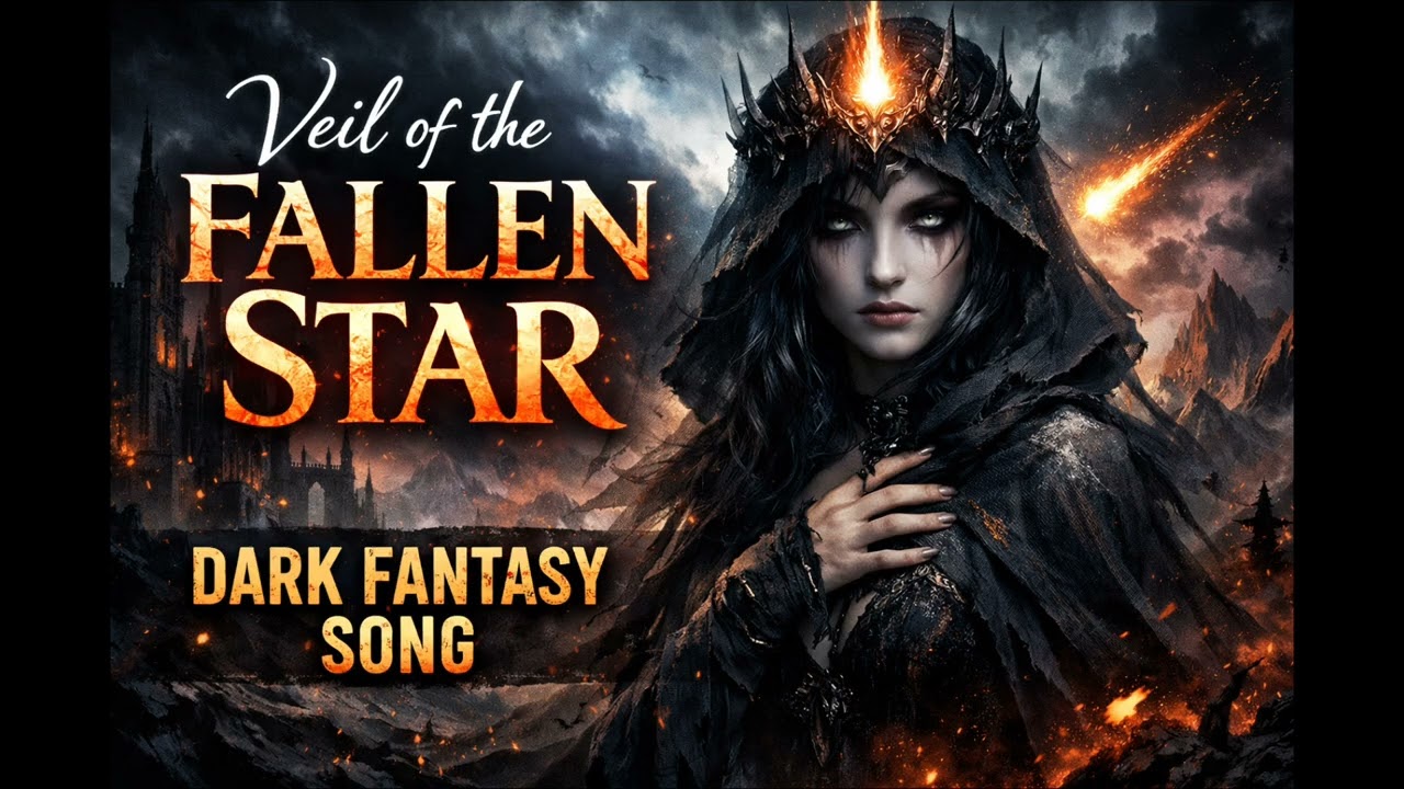 Veil of the Fallen Star – Dark Fantasy Music | Melodic Female Vocal | Epic Emotional Song