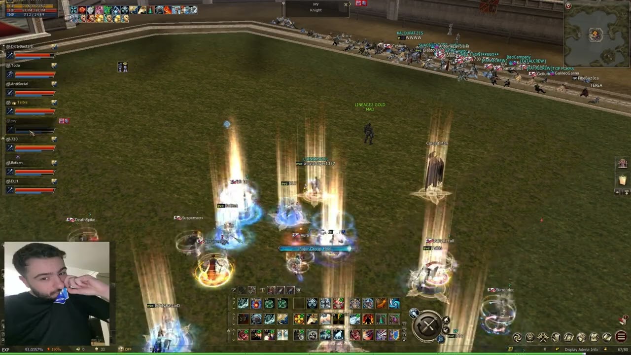 Lineage2.Gold UNITED CP vs 17 randoms