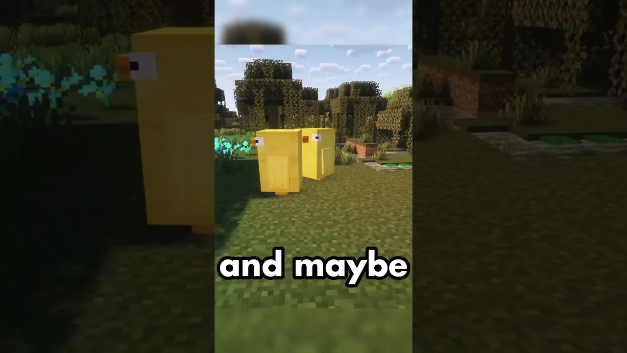 This Minecraft Mod Adds Cute Ducklings That Actually Fish