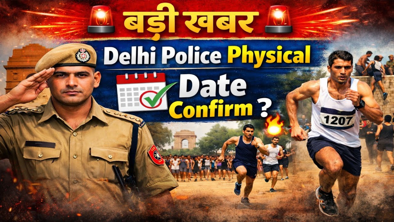 🚨Big Breaking😮:Delhi Police Constable Physical Date Confirm?🔥#delhipolice#update#ssc#result#cutoff