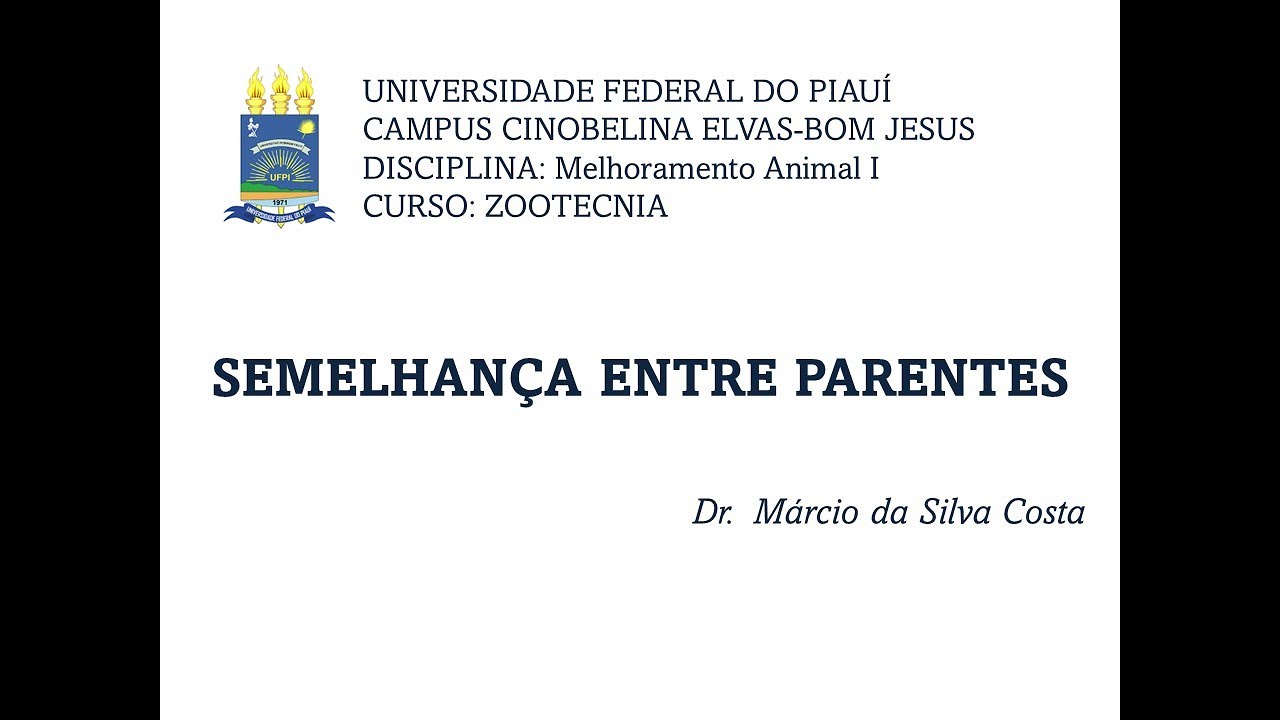 Aula 04   Semelhança entre parentes