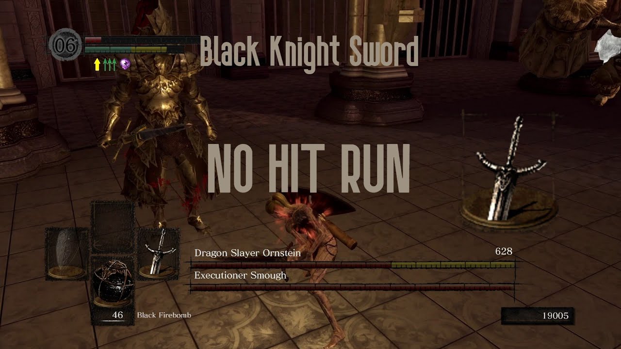 Dark Souls Remastered - Black Knight Sword Only - No Hit Run Any% - 1:25:30 By SUPERSKY