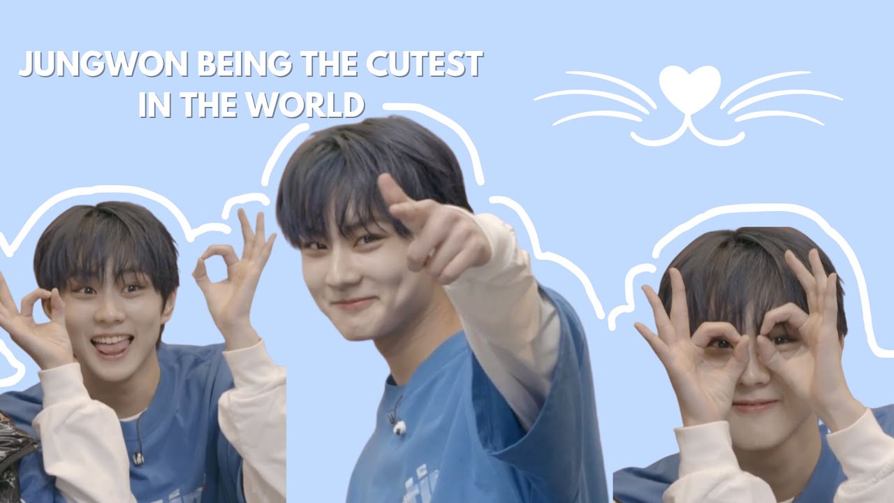 JUNGWON BEING THE CUTEST HUMAN IN THE WORLD