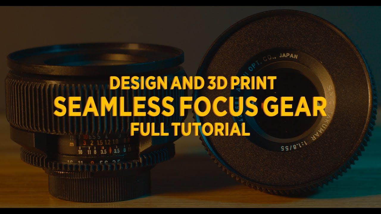 How to Design and 3D Print Follow Focus Gears (Easy & Affordable)