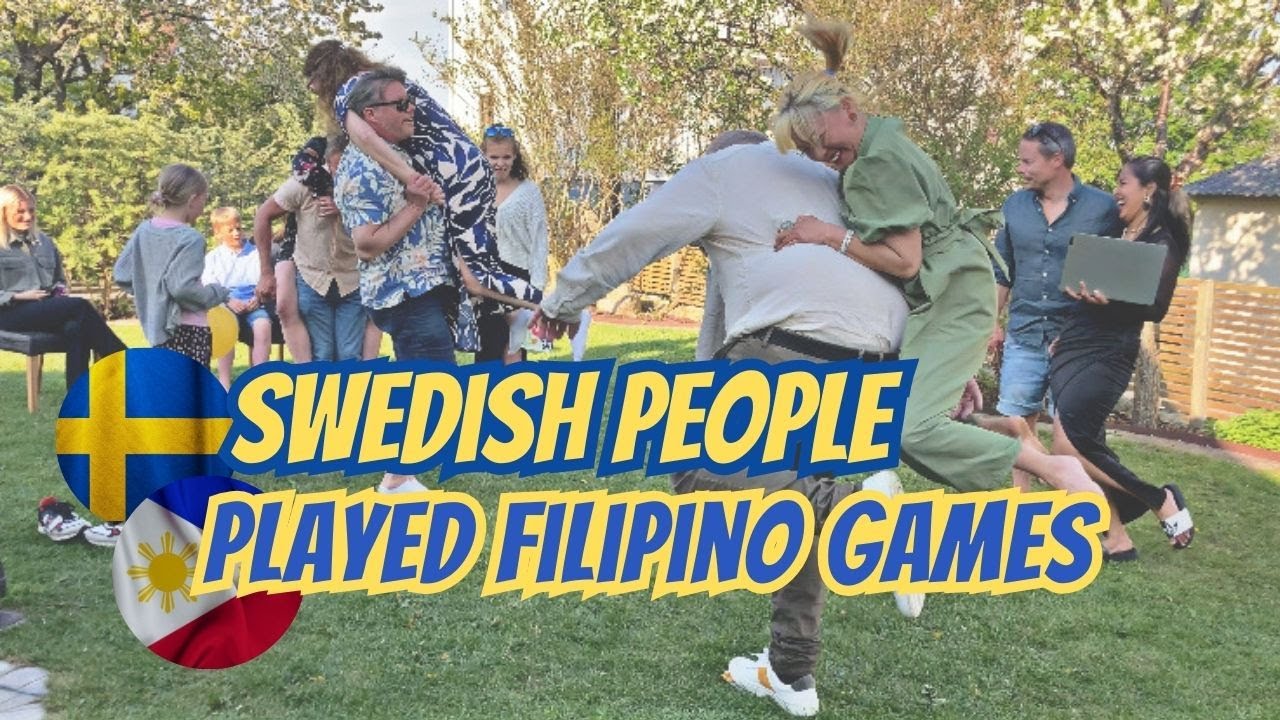 FILIPINO PARTY GAMES played by SWEDISH people| My birthday celebration