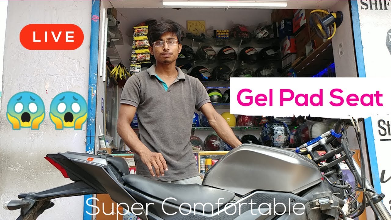 Make Your Bike Seat Comfortable ll Gel Seat ll R15v3 Seat Modification ll Contai RiderZ