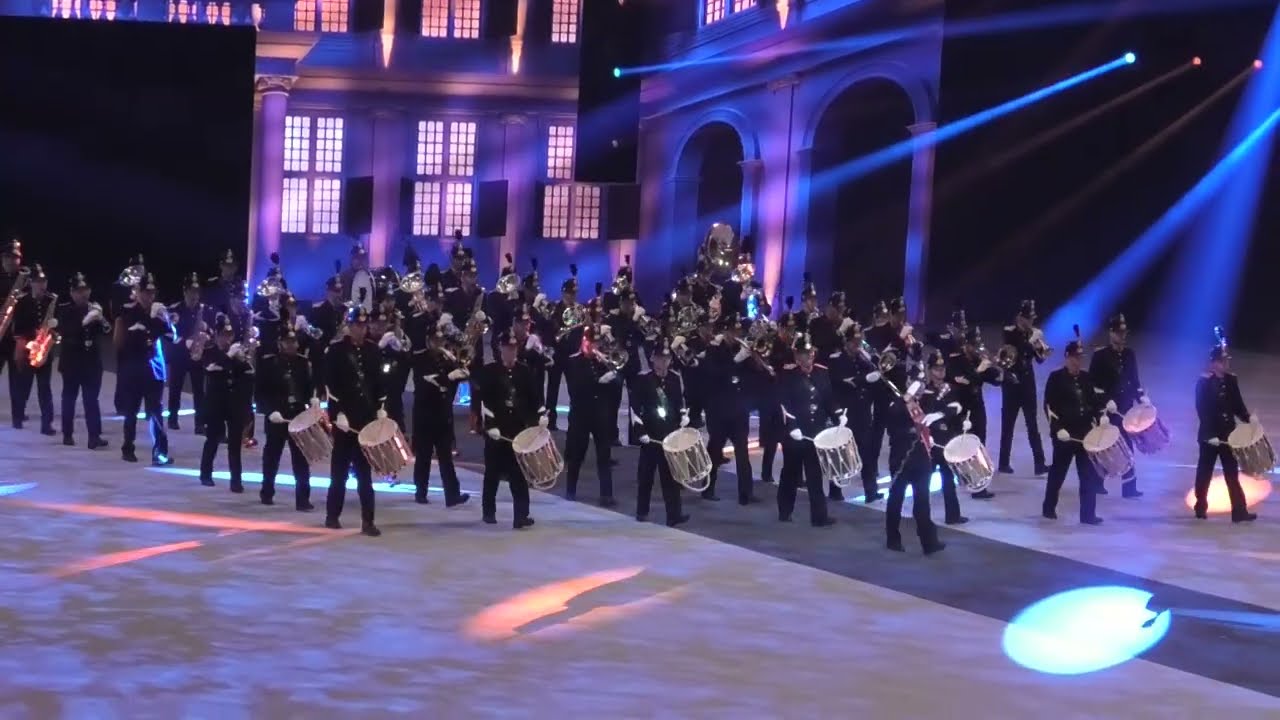Fanfare Nationale Reserve afmars Nationale Taptoe 2025 met de IMMS Holland Mars