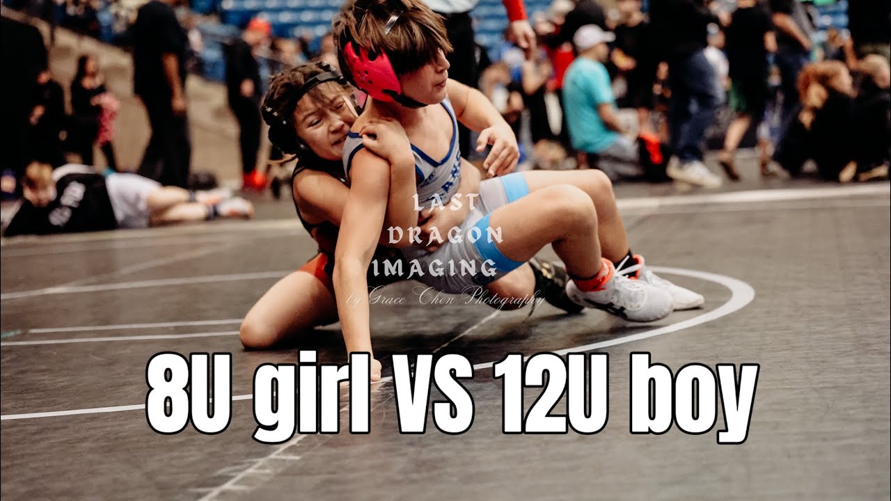 8U Girl VS 12 U Boy wrestling |The Last Dragon